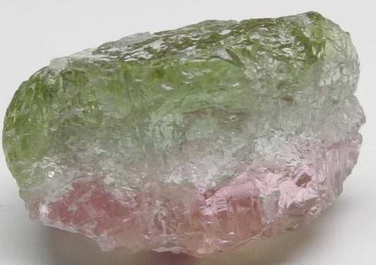 Bi-color Tourmaline - 19.85ct - Hand Select Gem Rough - prettyrock.com
