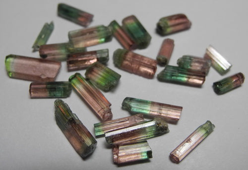 Bi-color Tourmaline - 14.33ct - Hand Select Gem Rough - prettyrock.com