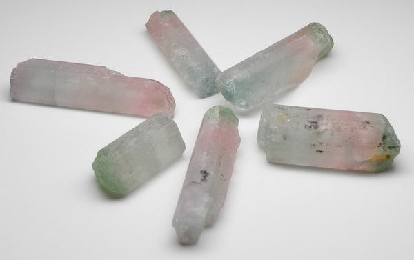 Bi-Color Tourmaline - 130.5ct - Hand Select Gem Rough - prettyrock.com