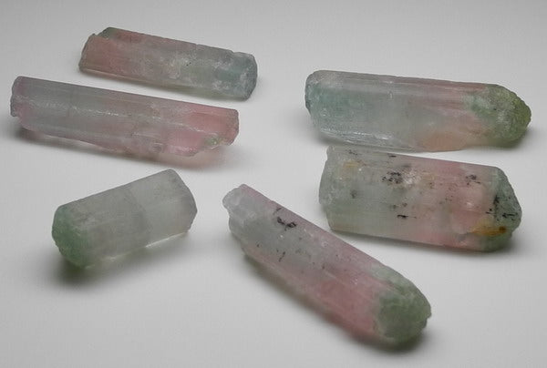 Bi-Color Tourmaline - 130.5ct - Hand Select Gem Rough - prettyrock.com