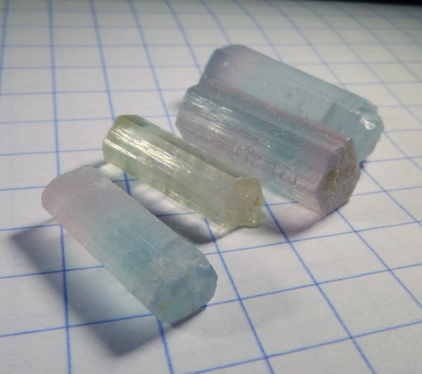 Bi-Color Tourmaline - 37.74ct - Hand Select Gem Rough - prettyrock.com