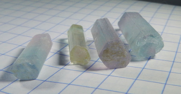 Bi-Color Tourmaline - 37.74ct - Hand Select Gem Rough - prettyrock.com