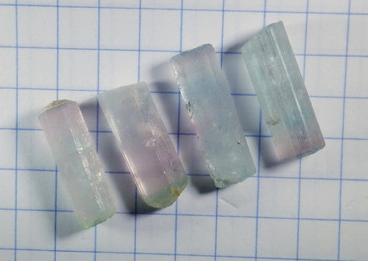 Bi-Color Tourmaline - 36.72ct - Hand Select Gem Rough - prettyrock.com