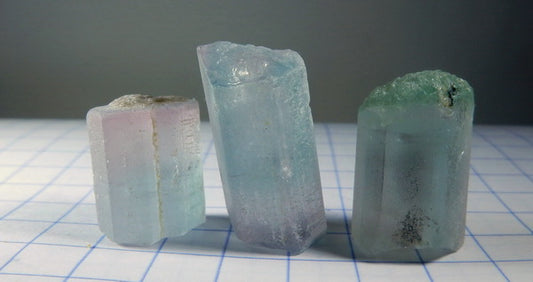 Bi-Color Tourmaline - 54.69ct - Hand Select Gem Rough - prettyrock.com