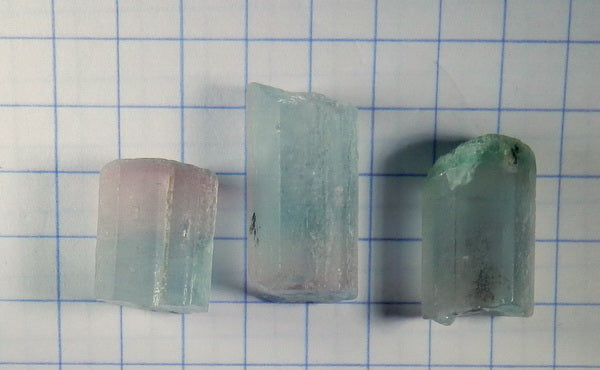 Bi-Color Tourmaline - 54.69ct - Hand Select Gem Rough - prettyrock.com