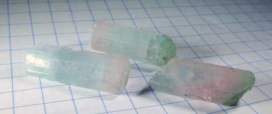 Bi-Color Tourmaline - 48.51ct - Hand Select Gem Rough - prettyrock.com