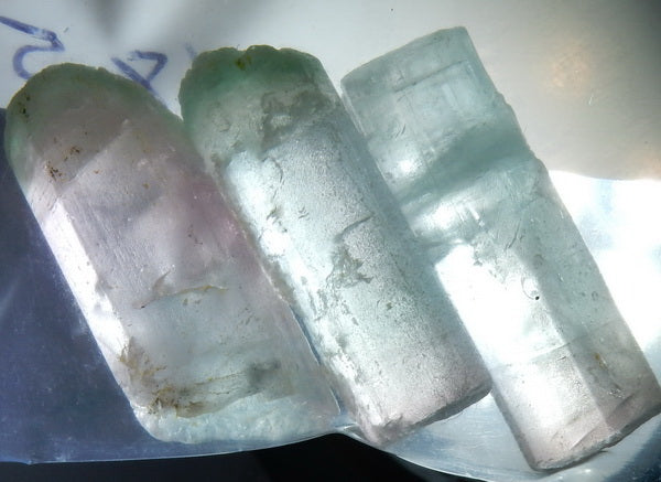 Bi-Color Tourmaline - 48.51ct - Hand Select Gem Rough - prettyrock.com