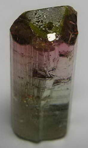 Bi-Color Tourmaline - 11.81ct - Hand Select Gem Rough - prettyrock.com