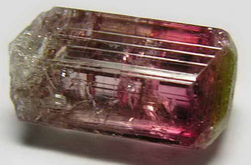 Bi-Color Tourmaline - 11.28ct - Hand Select Gem Rough - prettyrock.com