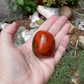 Red Agate Palm Stone - 375 ct - prettyrock.com