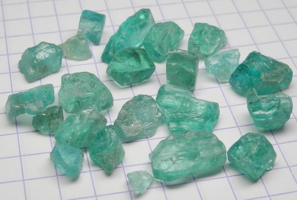 39.7ct Blue Apatite - Hand Select Gem Rough - prettyrock.com