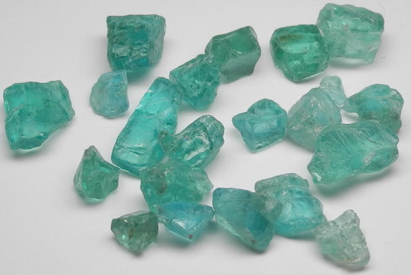 39.7ct Blue Apatite - Hand Select Gem Rough - prettyrock.com