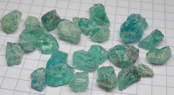 60.5ct Blue Apatite - Hand Select Gem Rough - prettyrock.com