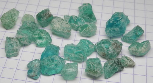 60.5ct Blue Apatite - Hand Select Gem Rough - prettyrock.com