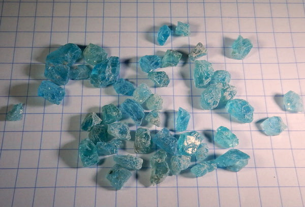 76.89ct Blue Apatite - Hand Select Gem Rough - prettyrock.com