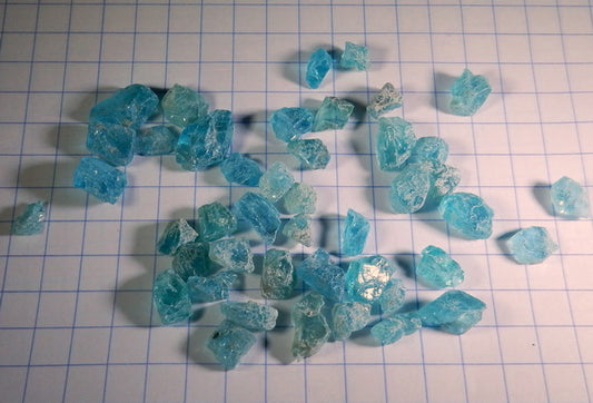76.89ct Blue Apatite - Hand Select Gem Rough - prettyrock.com