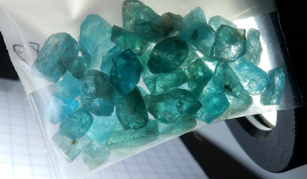 76.89ct Blue Apatite - Hand Select Gem Rough - prettyrock.com