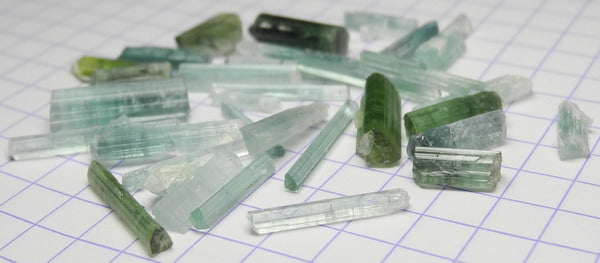 Green Tourmaline - 29.3ct - Hand Select Gem Rough - prettyrock.com