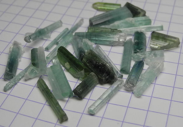 Green Tourmaline - 29.3ct - Hand Select Gem Rough - prettyrock.com