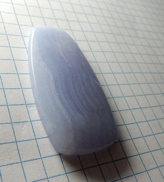 Blue Lace Agate Cabochon - prettyrock.com