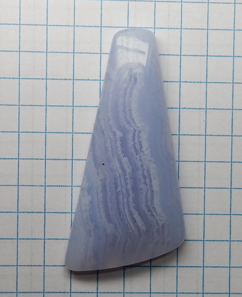 Blue Lace Agate Cabochon - prettyrock.com