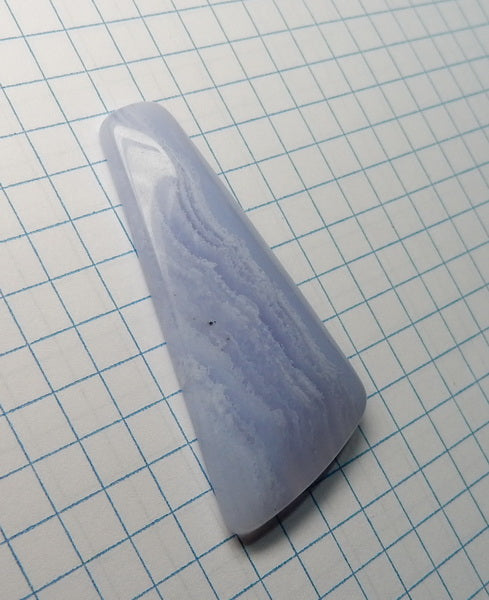 Blue Lace Agate Cabochon - prettyrock.com