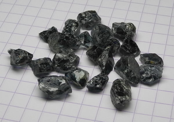 Blue Sapphire - 43.5ct - Hand Select Gem Rough - prettyrock.com