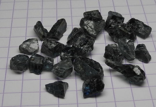 Blue Sapphire - 33.21ct - Hand Select Gem Rough - prettyrock.com