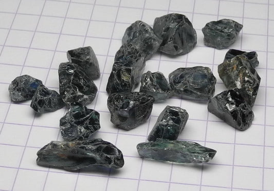 Blue Sapphire - 40.85ct - Hand Select Gem Rough - prettyrock.com