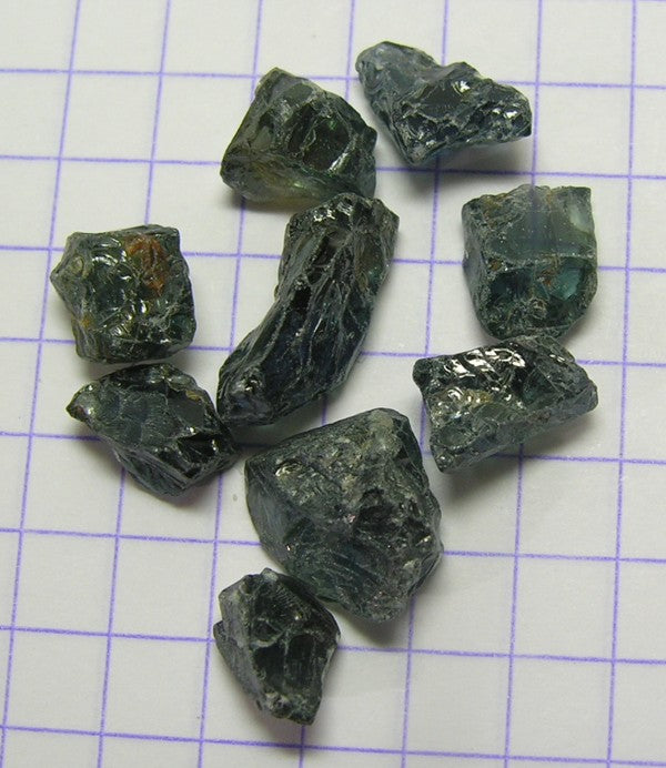 Blue Sapphire - 25.33ct - Hand Select Gem Rough - prettyrock.com