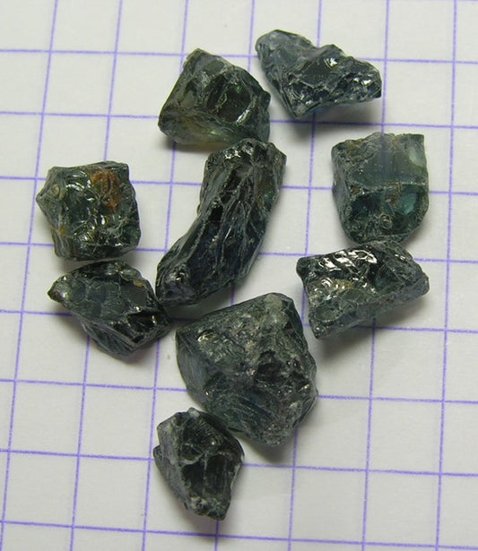 Blue Sapphire - 25.33ct - Hand Select Gem Rough - prettyrock.com