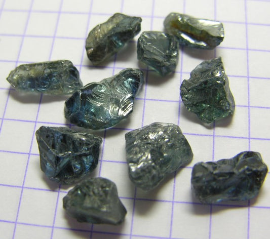 Blue Sapphire - 25.19ct - Hand Select Gem Rough - prettyrock.com