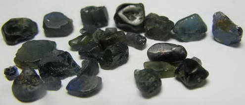 Blue Sapphire - 55.46ct - Hand Select Gem Rough - prettyrock.com