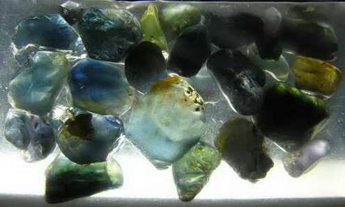 Blue Sapphire - 55.46ct - Hand Select Gem Rough - prettyrock.com