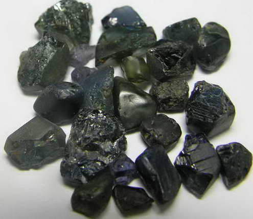 Blue Sapphire - 55.37ct - Hand Select Gem Rough - prettyrock.com