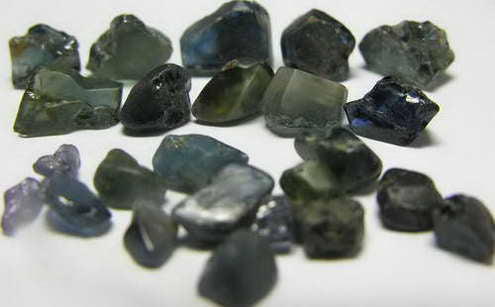 Blue Sapphire - 55.37ct - Hand Select Gem Rough - prettyrock.com