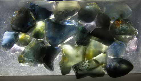 Blue Sapphire - 55.37ct - Hand Select Gem Rough - prettyrock.com