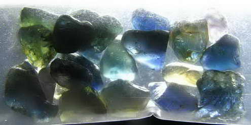 Blue Sapphire - 45.7ct - Hand Select Gem Rough - prettyrock.com