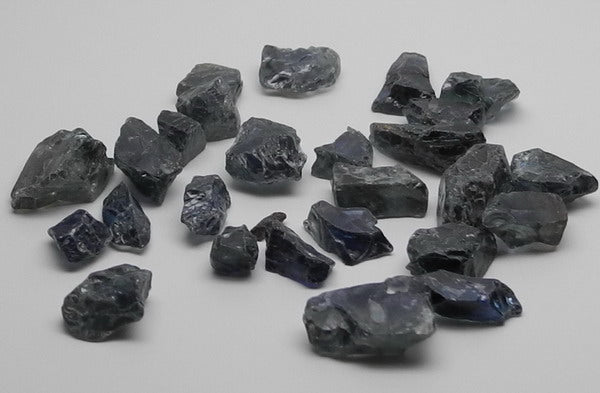 Blue Sapphire - 38.95ct - Hand Select Gem Rough - prettyrock.com