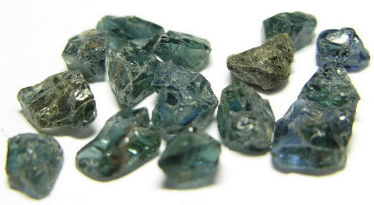 Blue Sapphire - 28.39ct - Hand Select Gem Rough - prettyrock.com