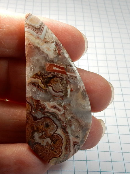 Crazy Lace Jasper Cabochon - prettyrock.com