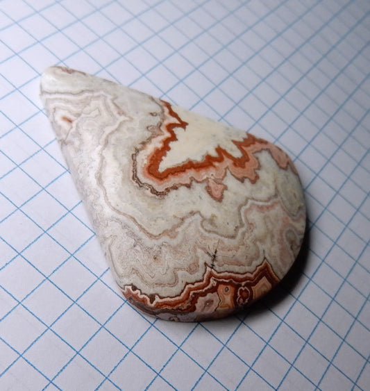 Crazy Lace Jasper Cabochon - prettyrock.com