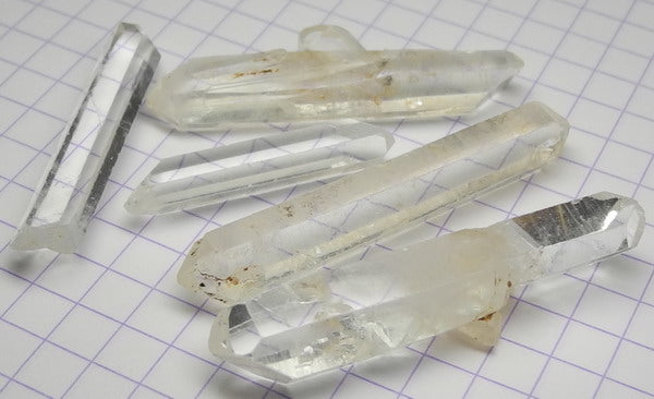 Crystal Points Quartz - 74.45ct - Hand Select Gem Rough - prettyrock.com