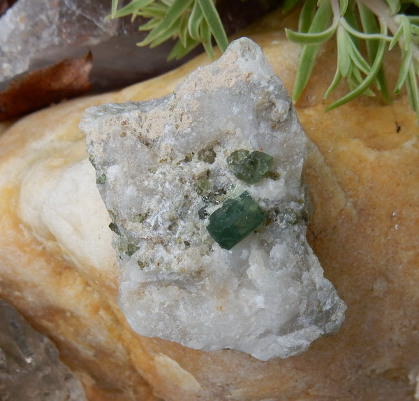 Demantoid Garnet - Mineral Specimen - prettyrock.com