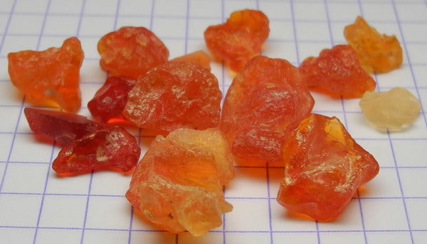 Fire Opal - 30.82ct - Hand Select Gem Rough - prettyrock.com