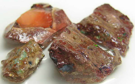 Fire Opal - 89.3ct - Hand Select Gem Rough - prettyrock.com