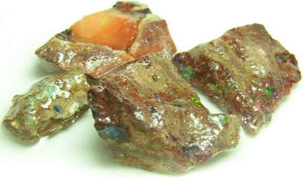 Fire Opal - 89.3ct - Hand Select Gem Rough - prettyrock.com