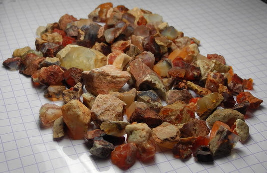 Fire Opal - 431.5ct - Hand Select Gem Rough - prettyrock.com