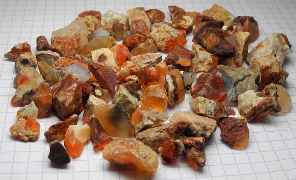 Fire Opal - 419.5ct - Hand Select Gem Rough - prettyrock.com