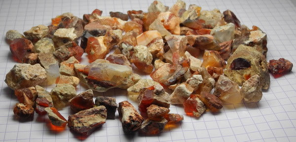 Fire Opal - 463.5ct - Hand Select Gem Rough - prettyrock.com